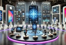 "Latest tech innovations from Apple, Google, and Samsung in 2025, featuring AI-driven devices, smartphones, and smart home technology.
