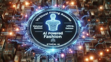 "AI-Powered Fashion," and "Ethical AI." The overall tone is modern, innovative, and slightly futuristic, emphasizing the cutting-edge nature of Undress AI.