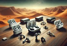 "Collection of budget-friendly wireless earbuds under $50, showcasing sleek designs and charging cases for an article on the best affordable earbuds in 2025."